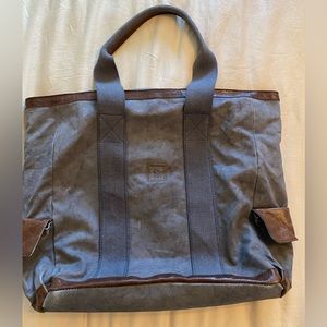 Pottery Barn Monogrammed Canvas Tote